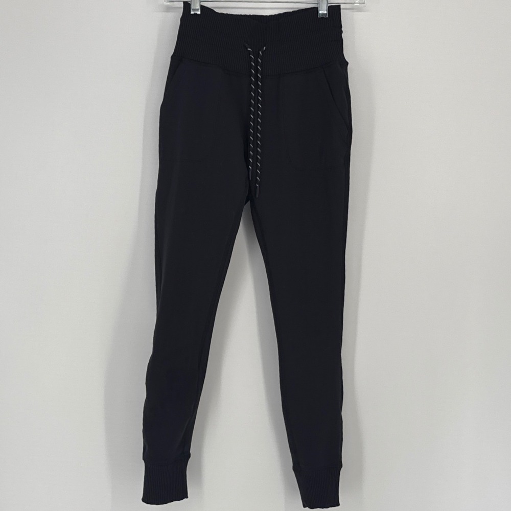 Avalanche Outdoor Supply Co Womens Joggers Small Black High Waist Drawstring